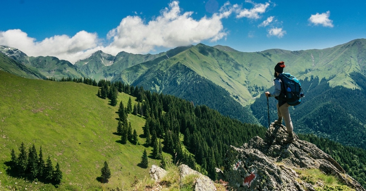 Man Standing on a Rock