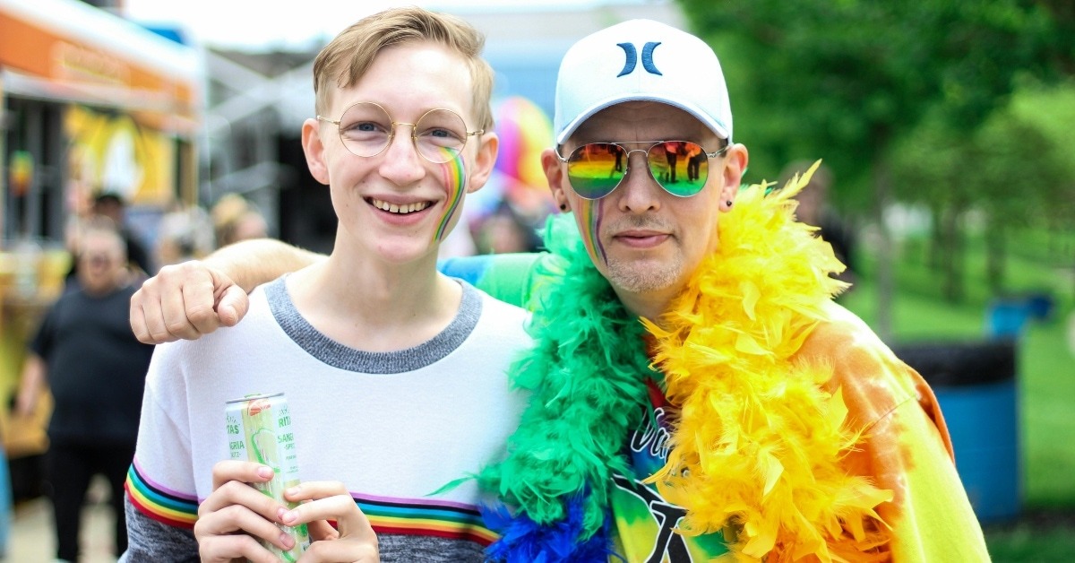 Two Men Posing for Photo