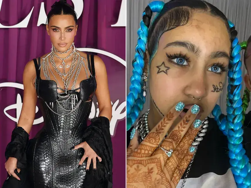 Kim Kardashian Shares How North West Reacted to Backlash Over Fake Tattoos & Piercing [Video]