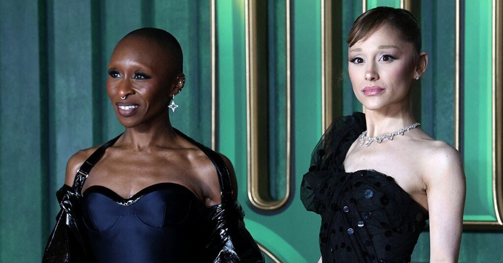 Ariana and Cynthia attend Wicked For Good premiere