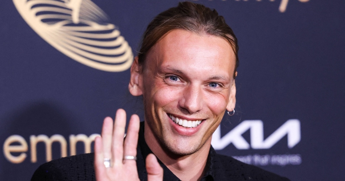 Jamie Campbell Bower attends Emmys event