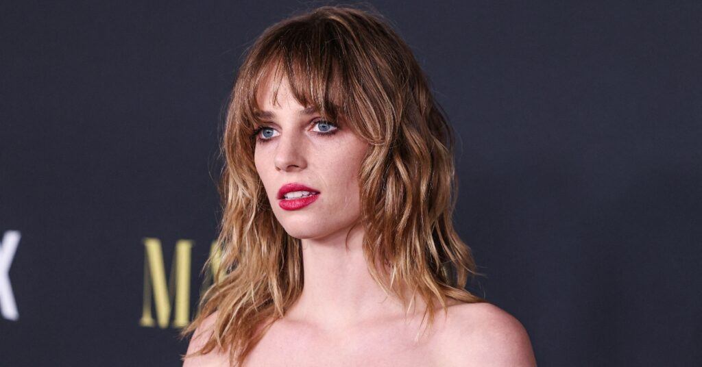 Maya Hawke attends Maestro premiere