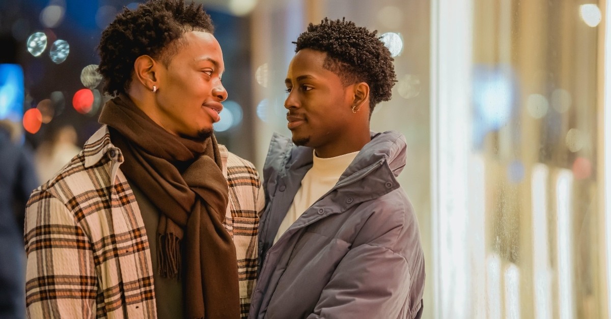 Loving black gays on street