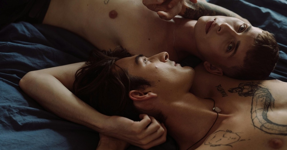 queer men in bed
