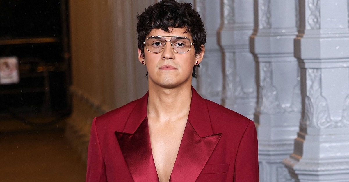 Omar Apollo attends fashion event