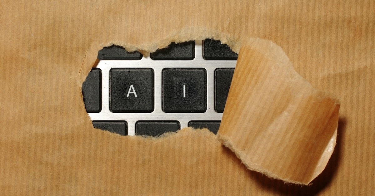 A keyboard that says "AI"