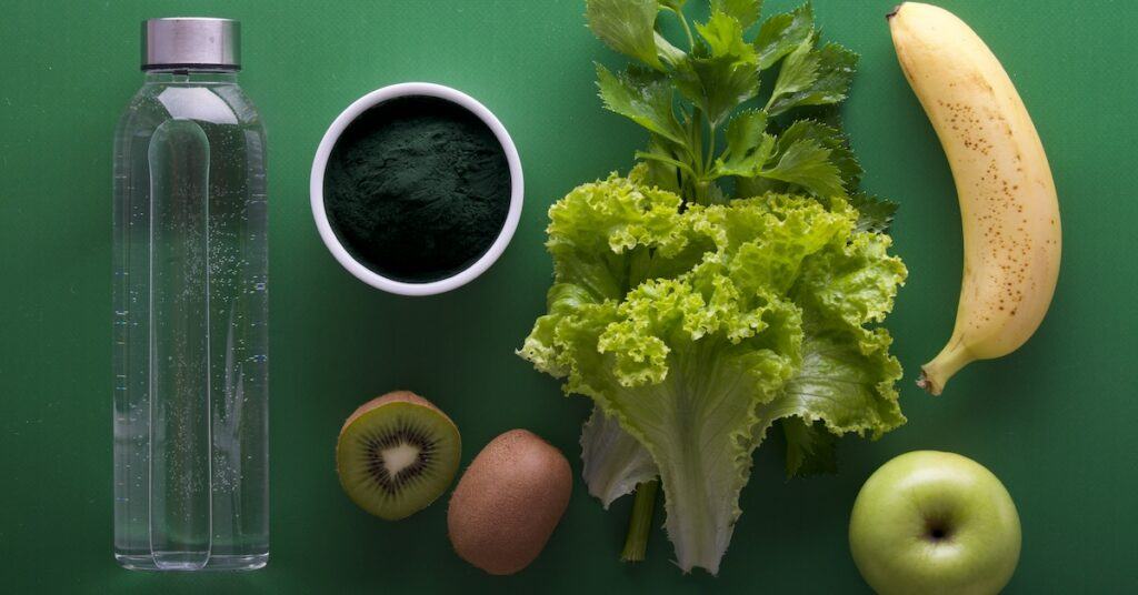 Fruits and vegetables.