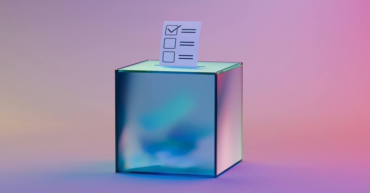 A voting box.